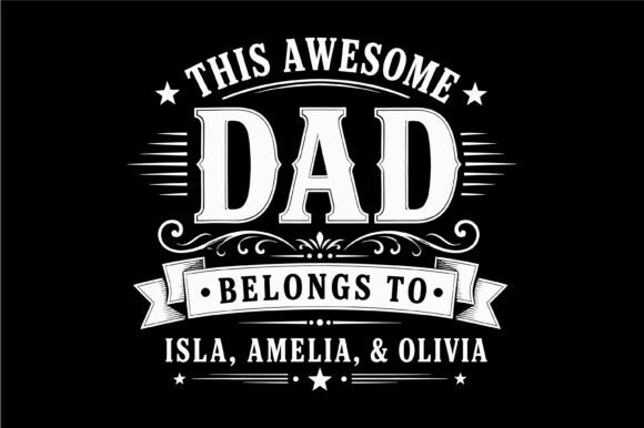 Awesome Dad Belongs to SVG: Real Embroidery Review