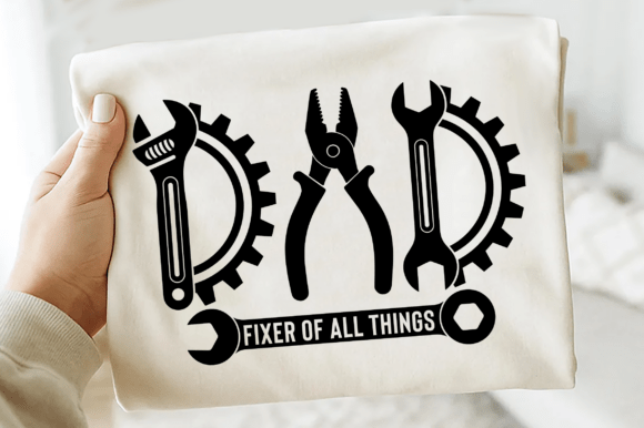 Dad Fixer of All Things SVG Graphics & T-Shirt Design Review