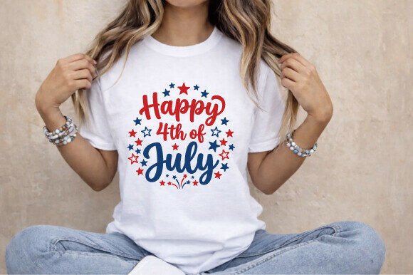 Happy 4th of July SVG Bundle: T-Shirt Graphics