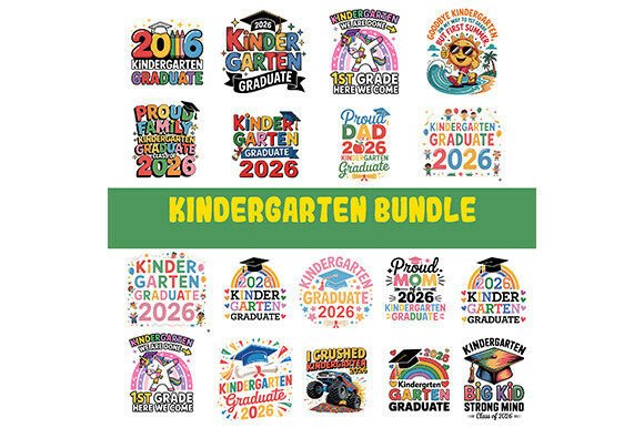 Kindergarten Grad PNG Graphics for T-Shirt Designs