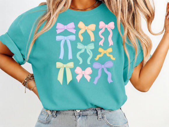 Preppy Coquette Bow T-shirt Design Review