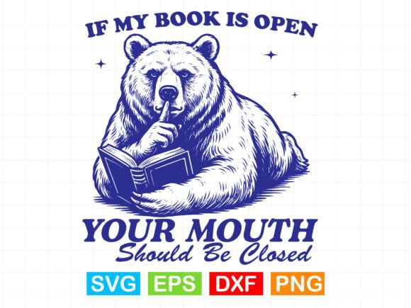 Sarcastic Reader Bear T-Shirt Book Lover: A Designer’s Take