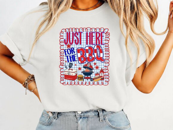 Summertime BBQ Grill Coquette Graphics for T-Shirt Designs