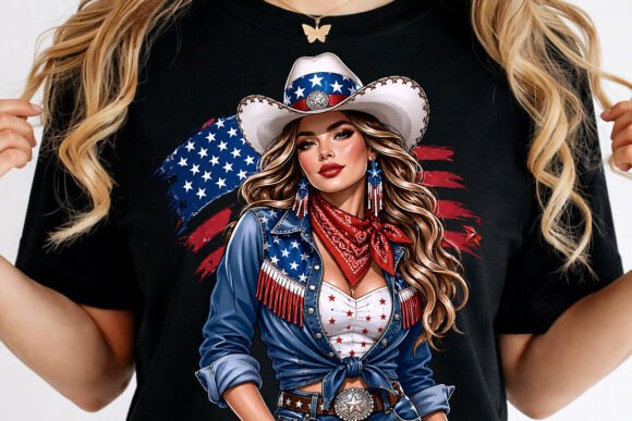 Western Fourth of July PNG Graphics for T-Shirt Designs